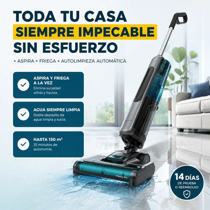 FreeGo S10 Nova – Limpieza 2 en 1: Aspira, Friega y se Autolimpia